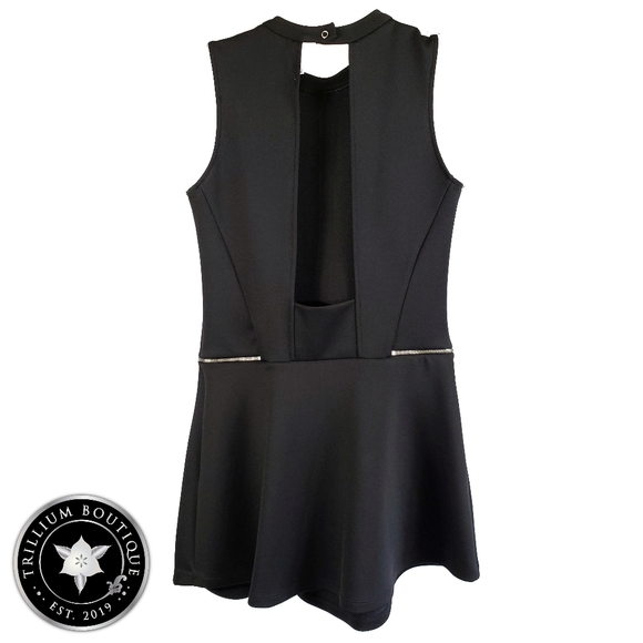 ZARA TRAFALUC Women's Zipper Mini Dress, Medium - Picture 3 of 4